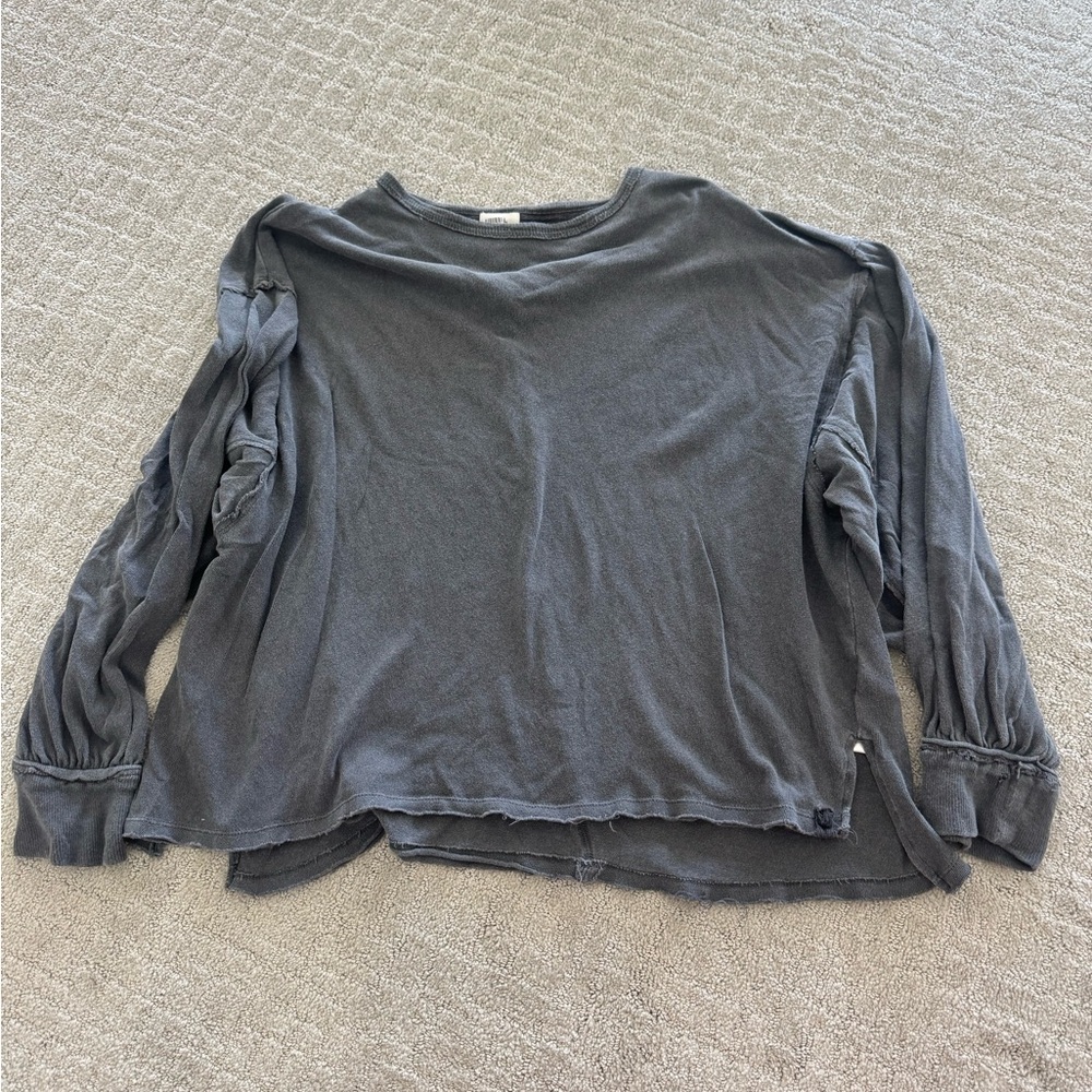 We The Free Long Sleeve Tee - Charcoal